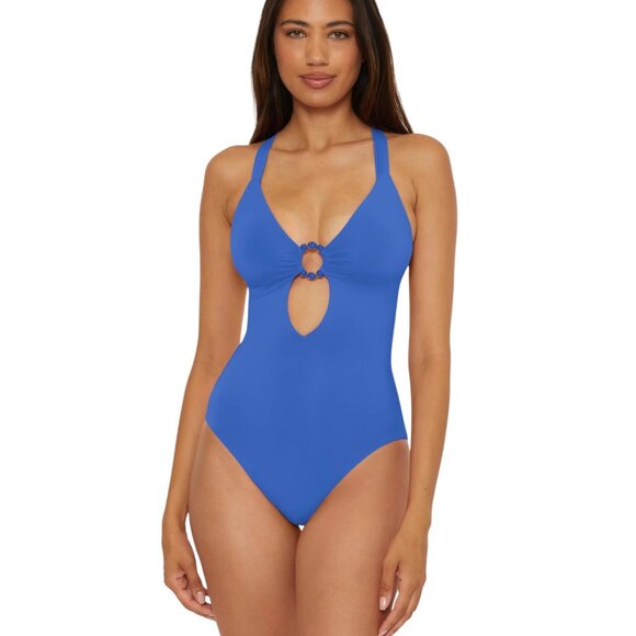 Becca by Rebecca Virtue Ariyah One Piece Swimsuit Medium - Picture 1 of 12